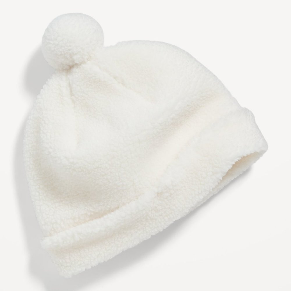 Unisex Sherpa Pom-Pom Beanie  Size 6 and 8